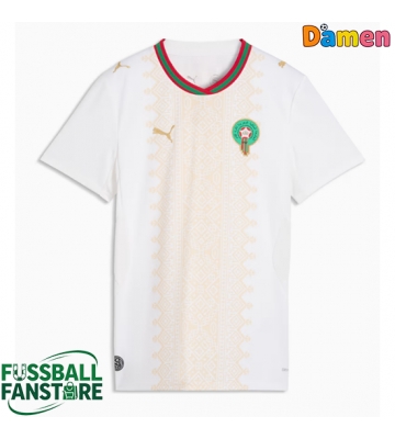 Marokko Replik Auswärtstrikot Damen WM 2026 Kurzarm